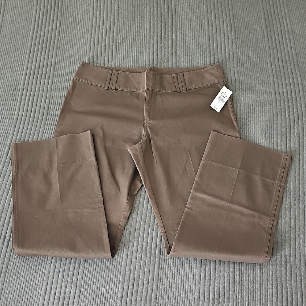 VTG Y2K GAP Women's Brown Wide Leg Sadie Khaki Pants Size 16R
